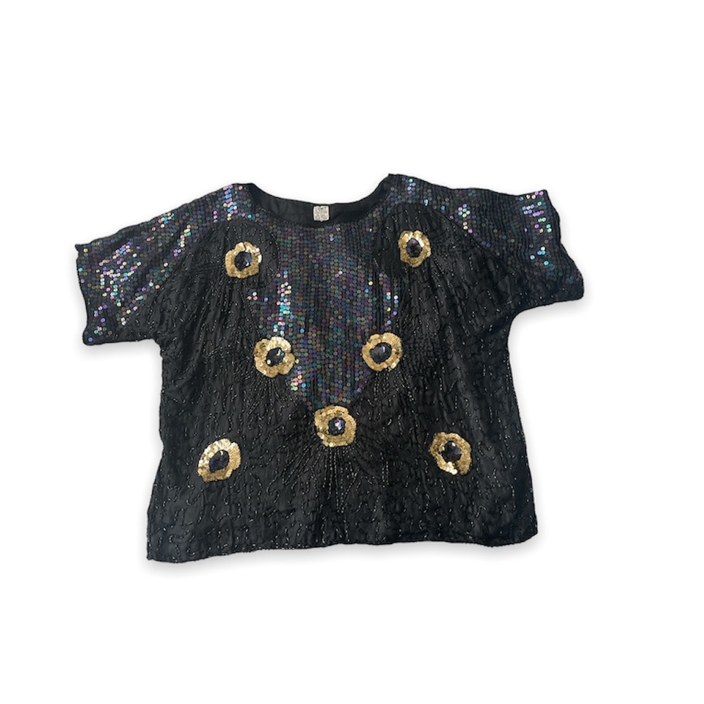Vintage Beaded/ Sequin Top